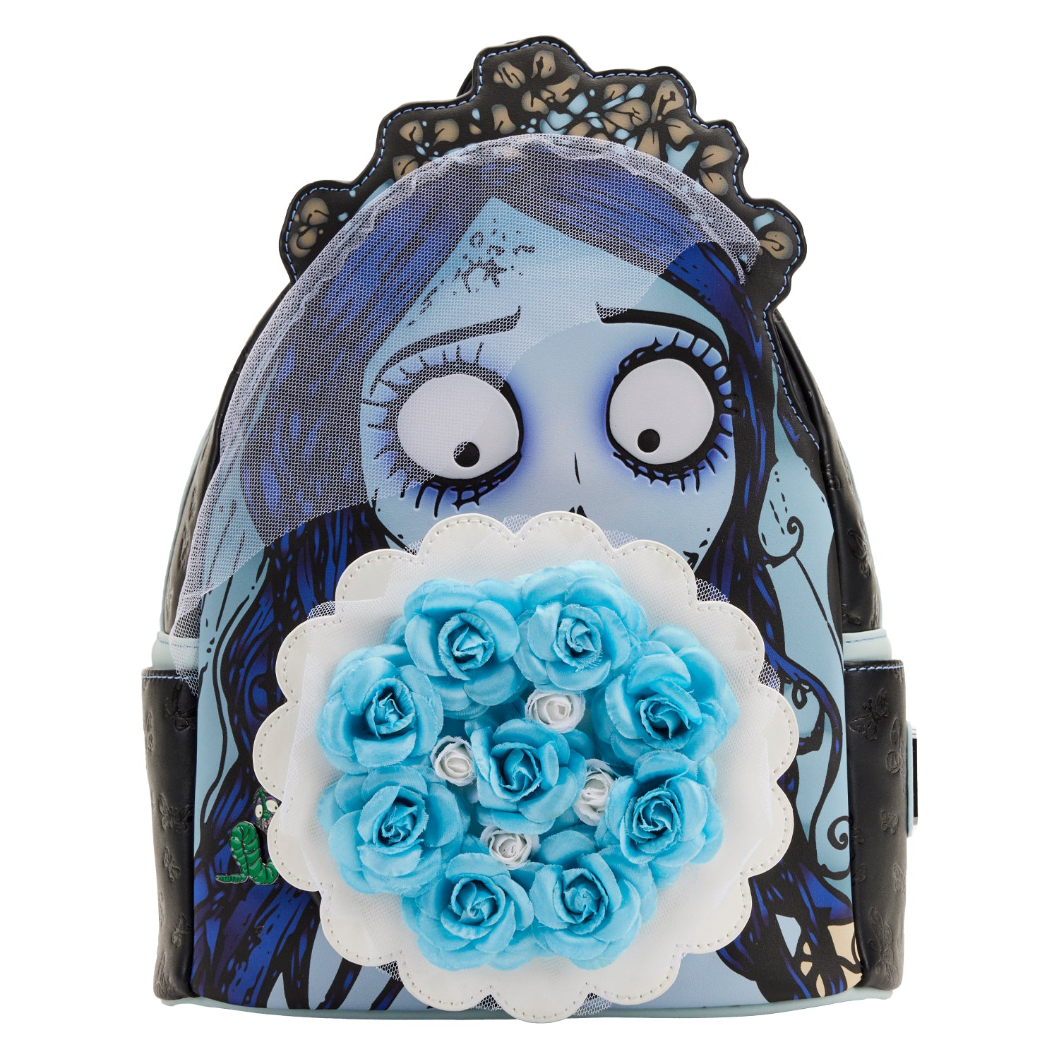 corpse bride magnetic gate mini backpack Corpse Bride: Emily Bouquet Loungefly Mini Backpack