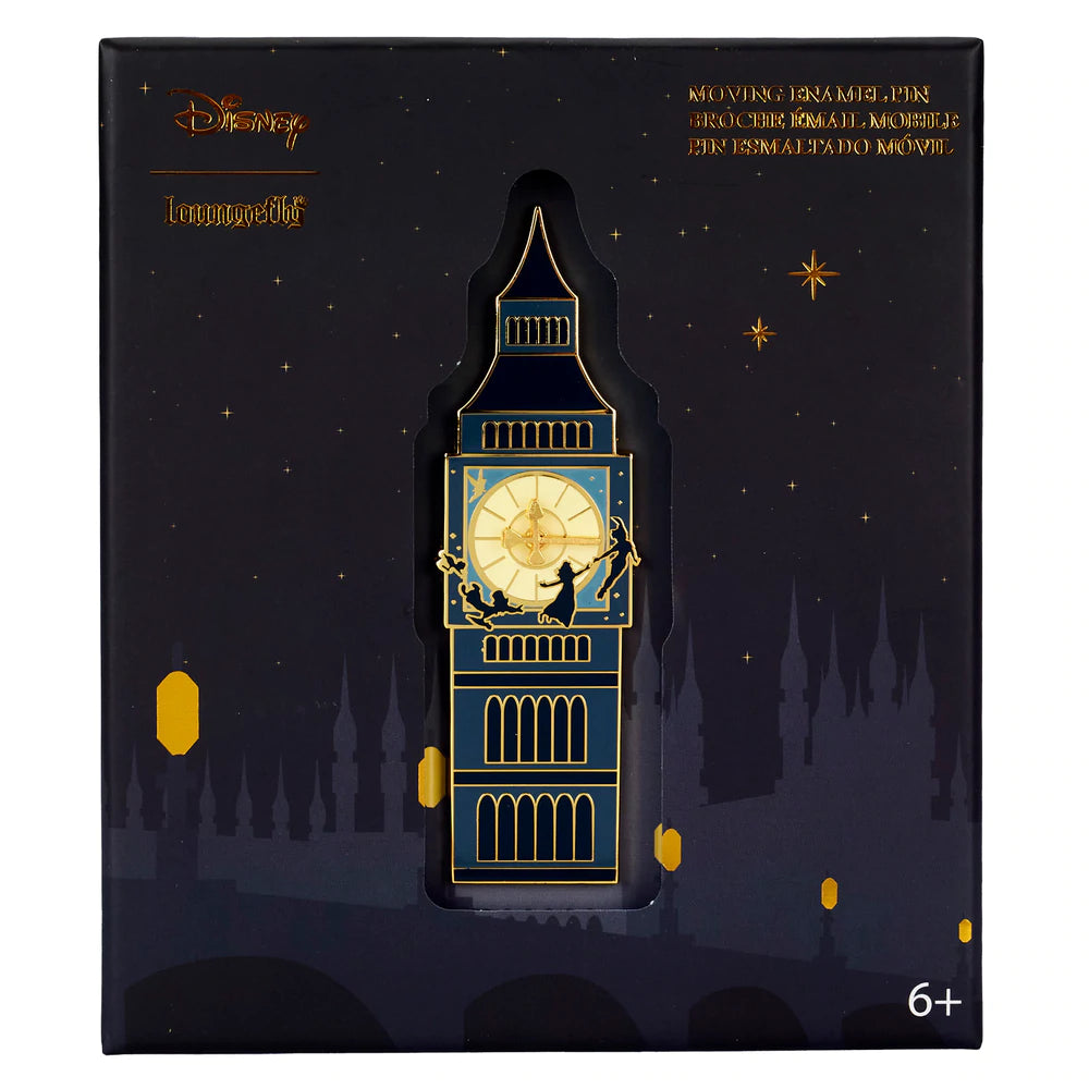 Loungefly Peter Pan Clock Glow-in-the-Dark Moving 3 