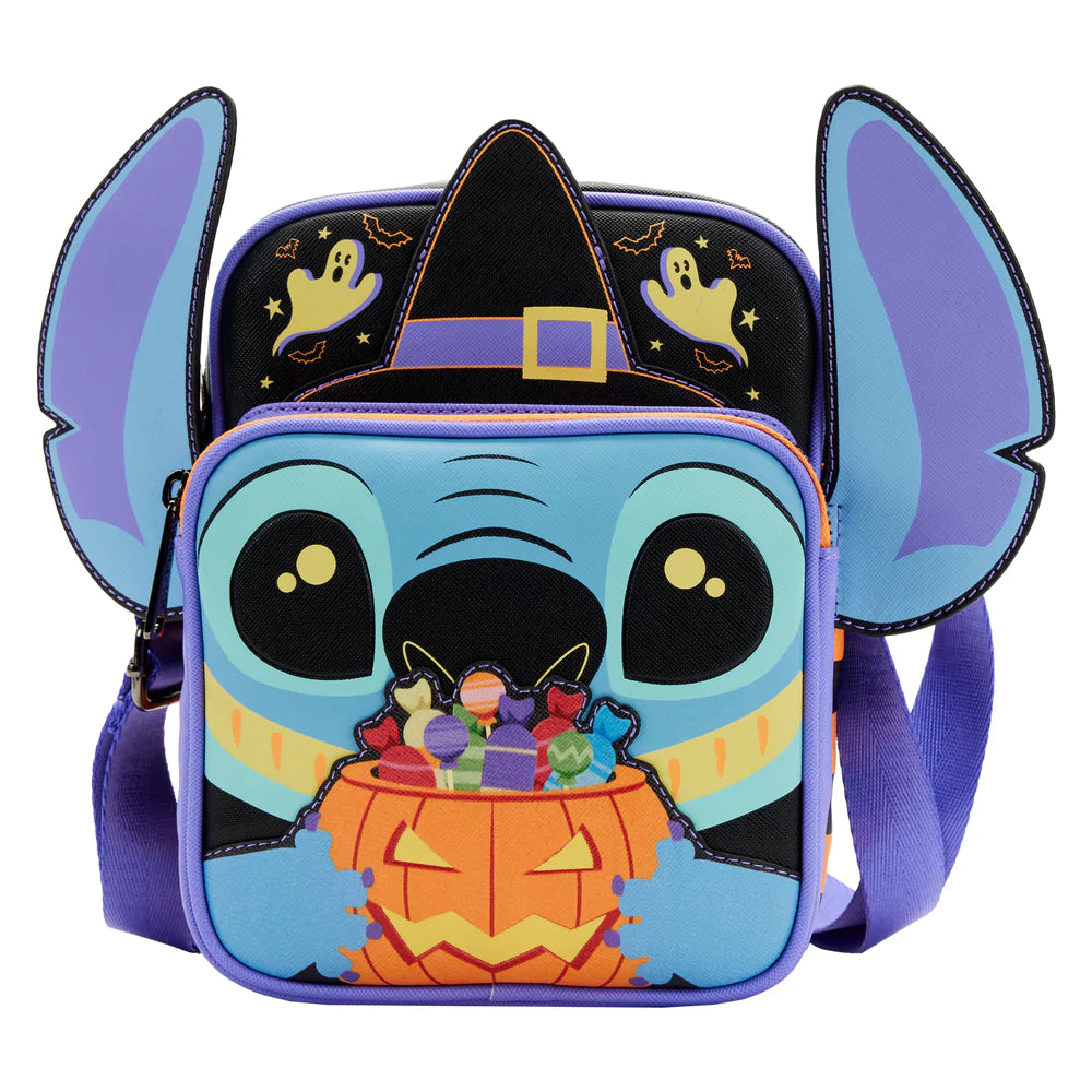 Loungefly Disney Lilo & Stitch Palm Leaves Passport Crossbody Bag