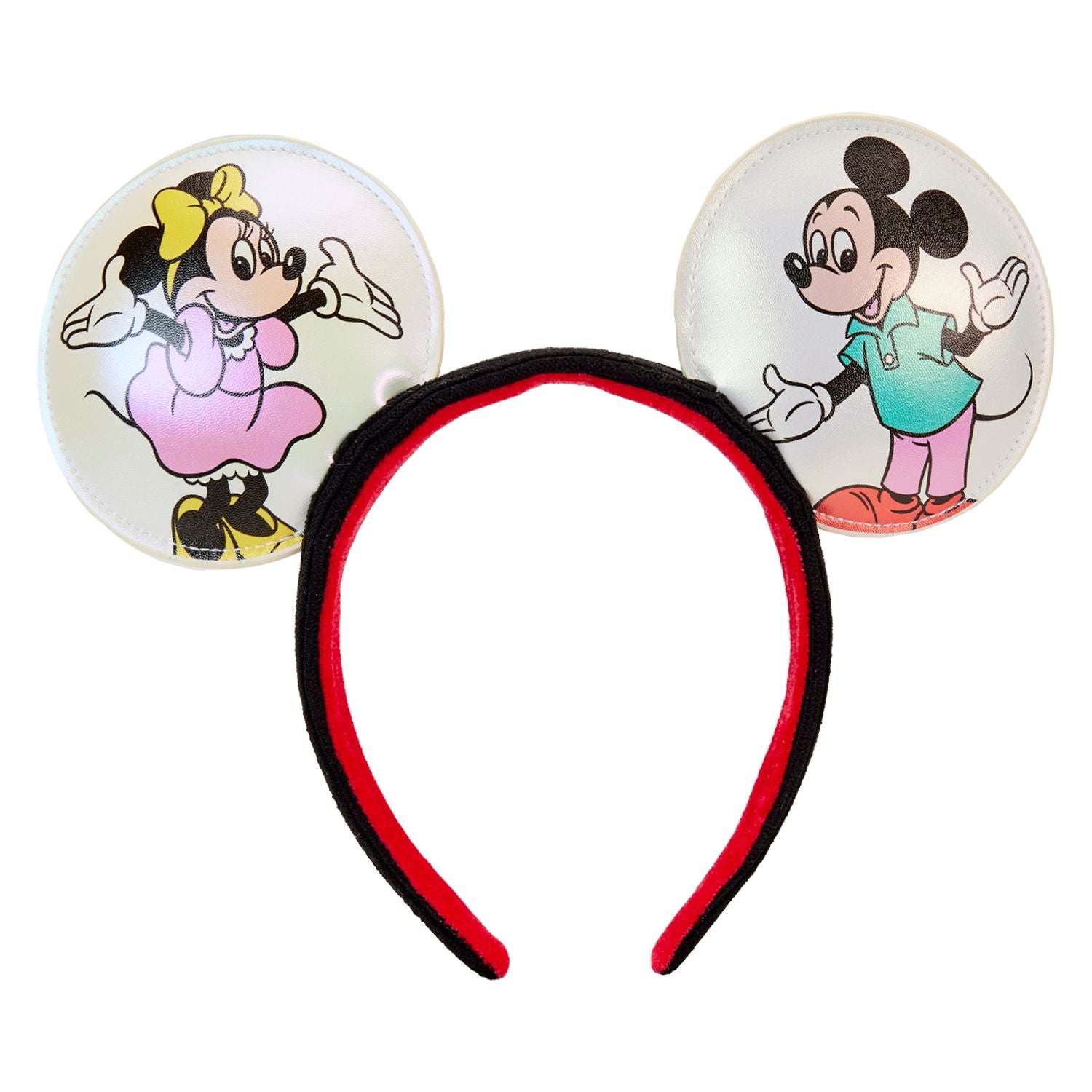 Loungefly Disney100 Mickey Friends All-Over Print Iridescent Ear