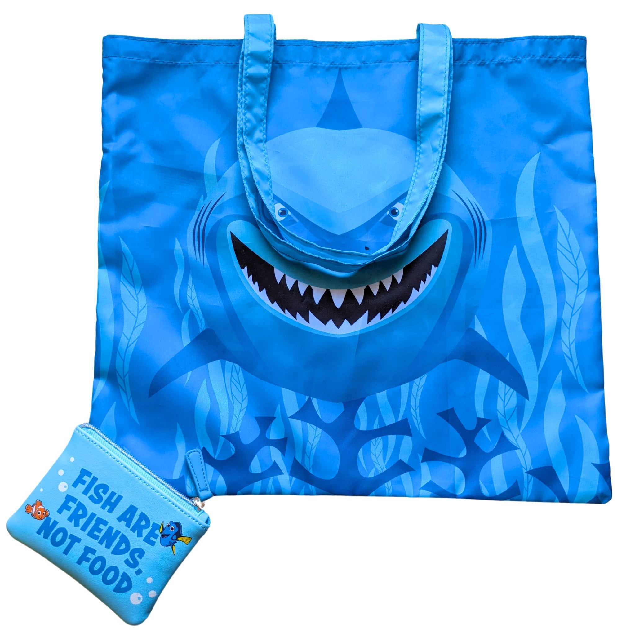 Loungefly Finding Nemo Bruce Reusable Tote and Coin Pouch Set (Exclusive)