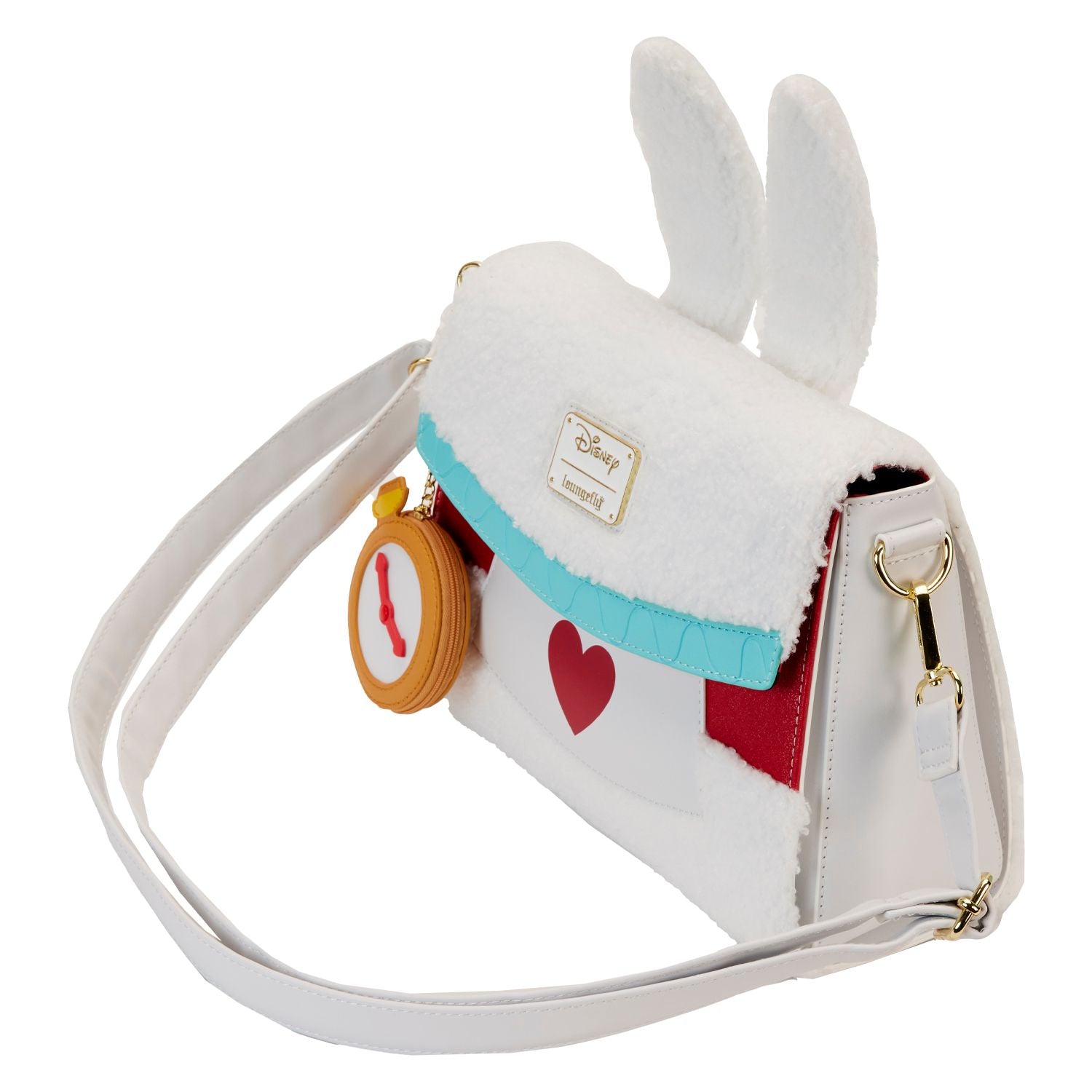 2021 Disney x Kate Spade Alice in Wonderland Tote Bag Purse White Rabbit