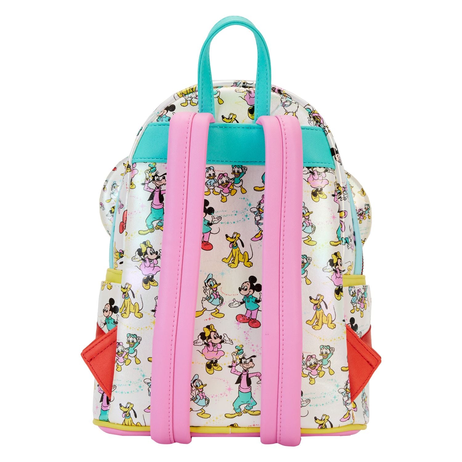 Loungefly Disney100 Mickey & Friends Classic AOP Mini Backpack With Ear Headband