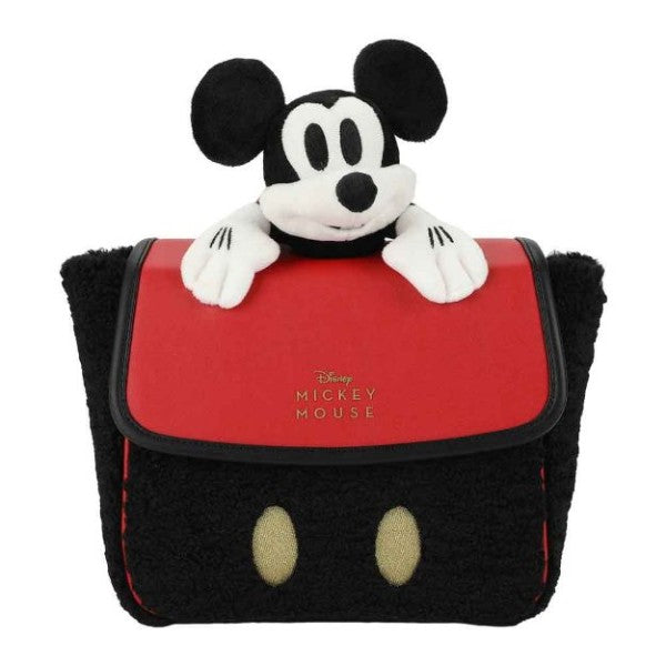 Disney Women's Mickey Mouse Peek-A-Boo Convertible Mini Backpack - Red