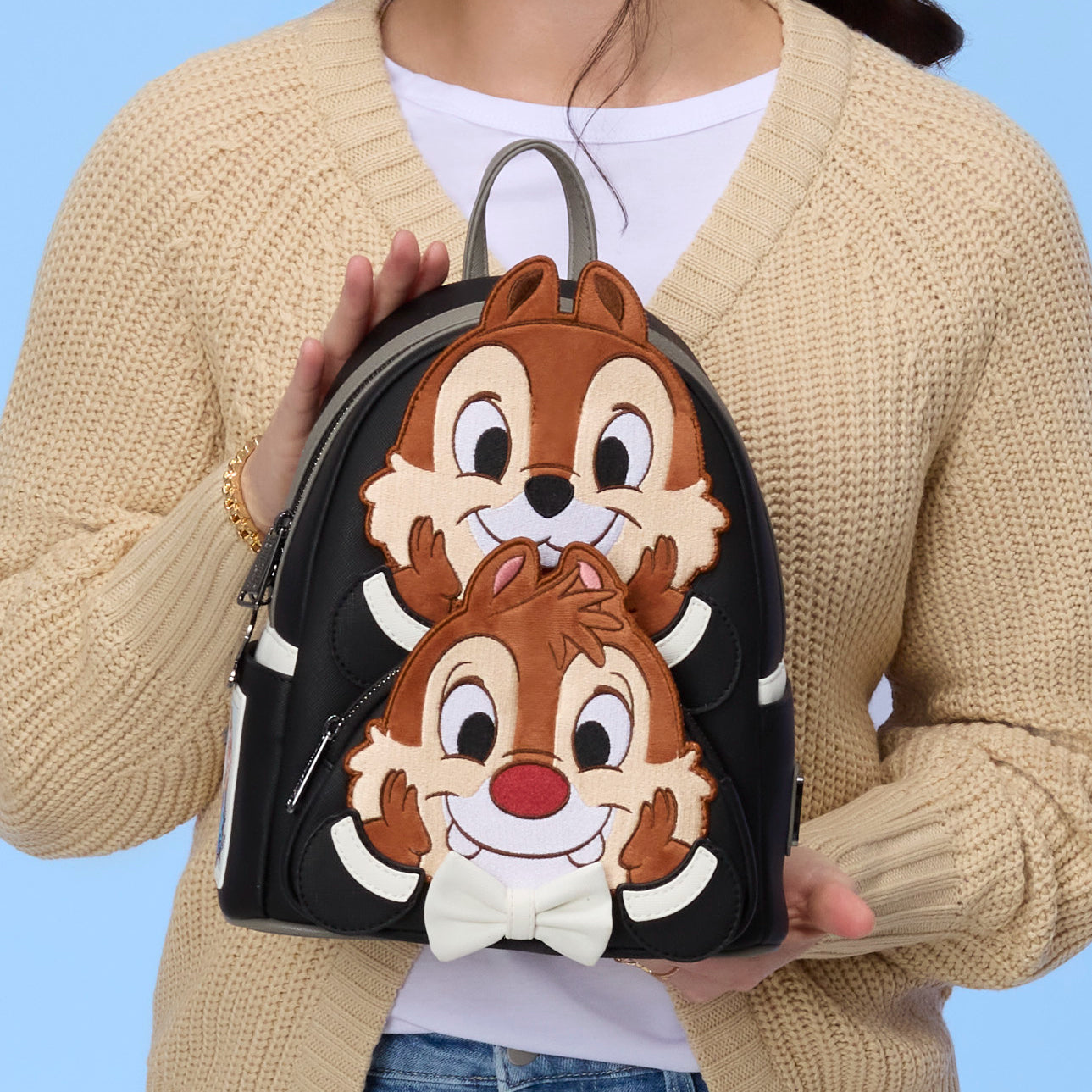 chip and dale loungefly mini backpack Chip 'n' Dale Two Chips & a Miss Mini Backpack