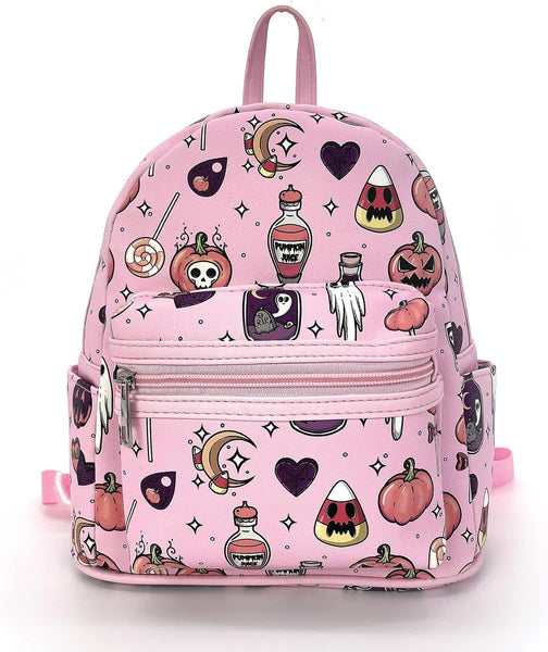 SPOOKYVILLE CRITTERS Galaxy Defender Anime Girl Plush Backpack Spookyville Critters Neon Alien Plush Backpack 83394FR  main image 3