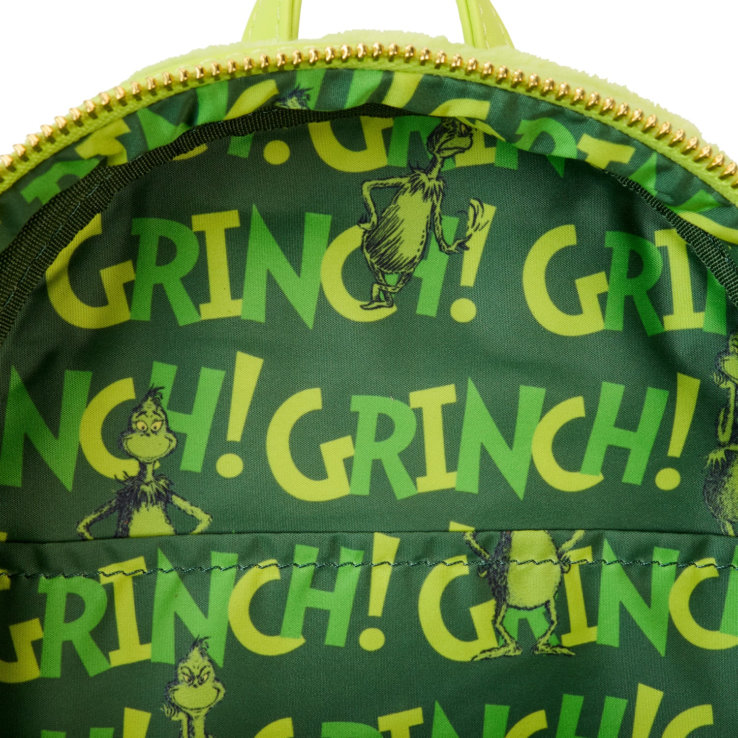 grinch mini backpack Dr. Seuss Plush Grinch Light-Up Cosplay Mini-Backpack