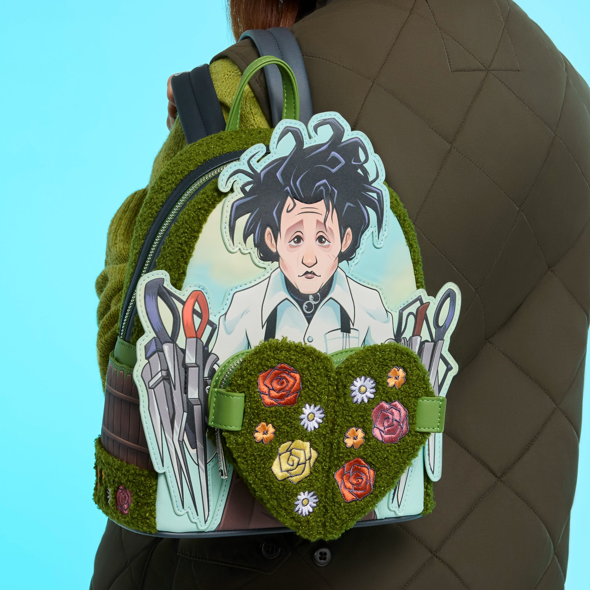 Edward Scissorhands Sherpa Mini Backpack