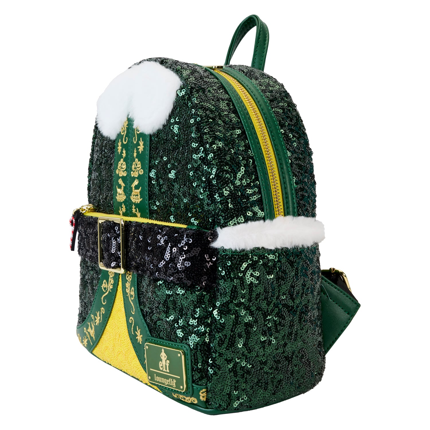 elf mini backpack Elf Buddy Sequin Cosplay Mini Backpack
