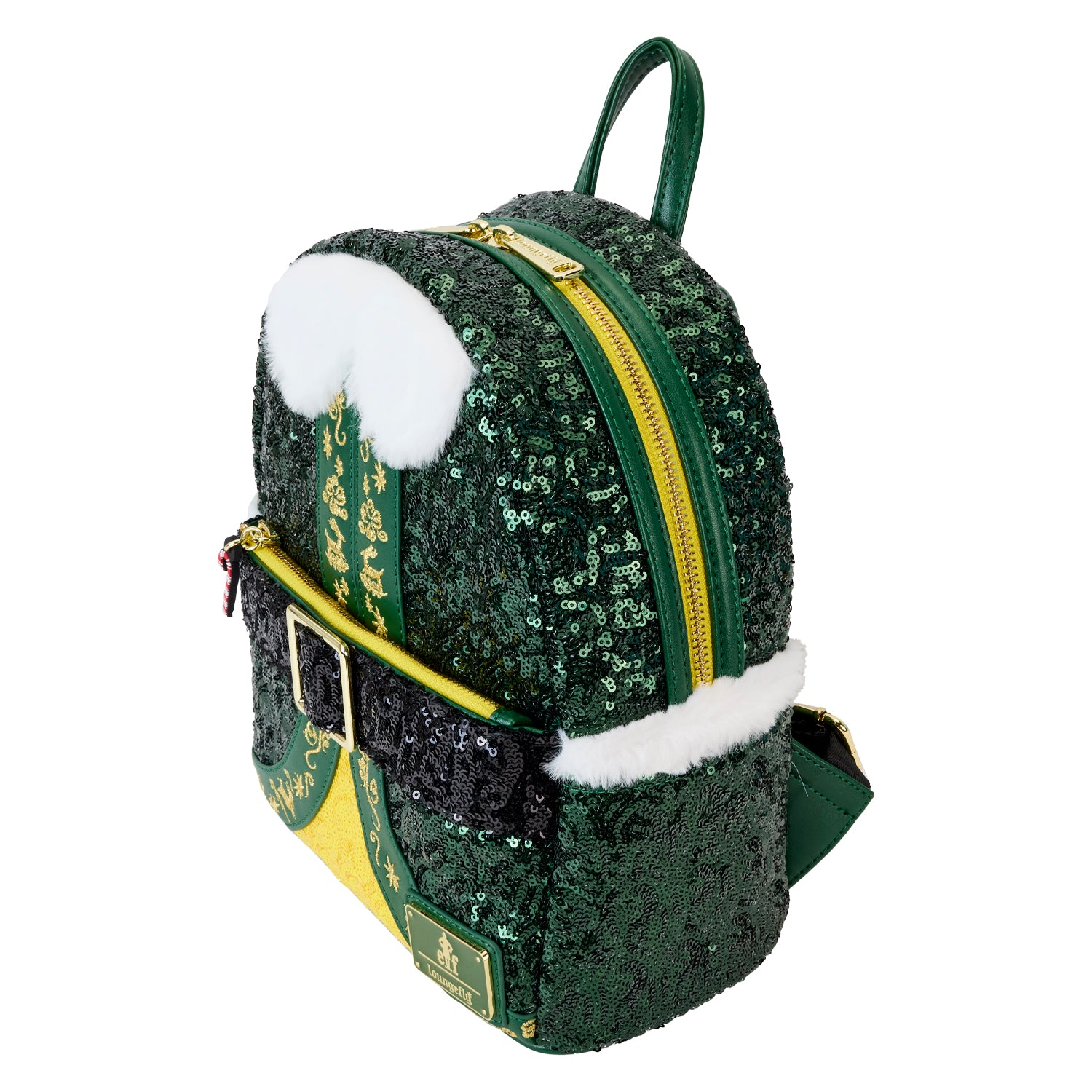Elf Buddy Sequin Cosplay Mini Backpack