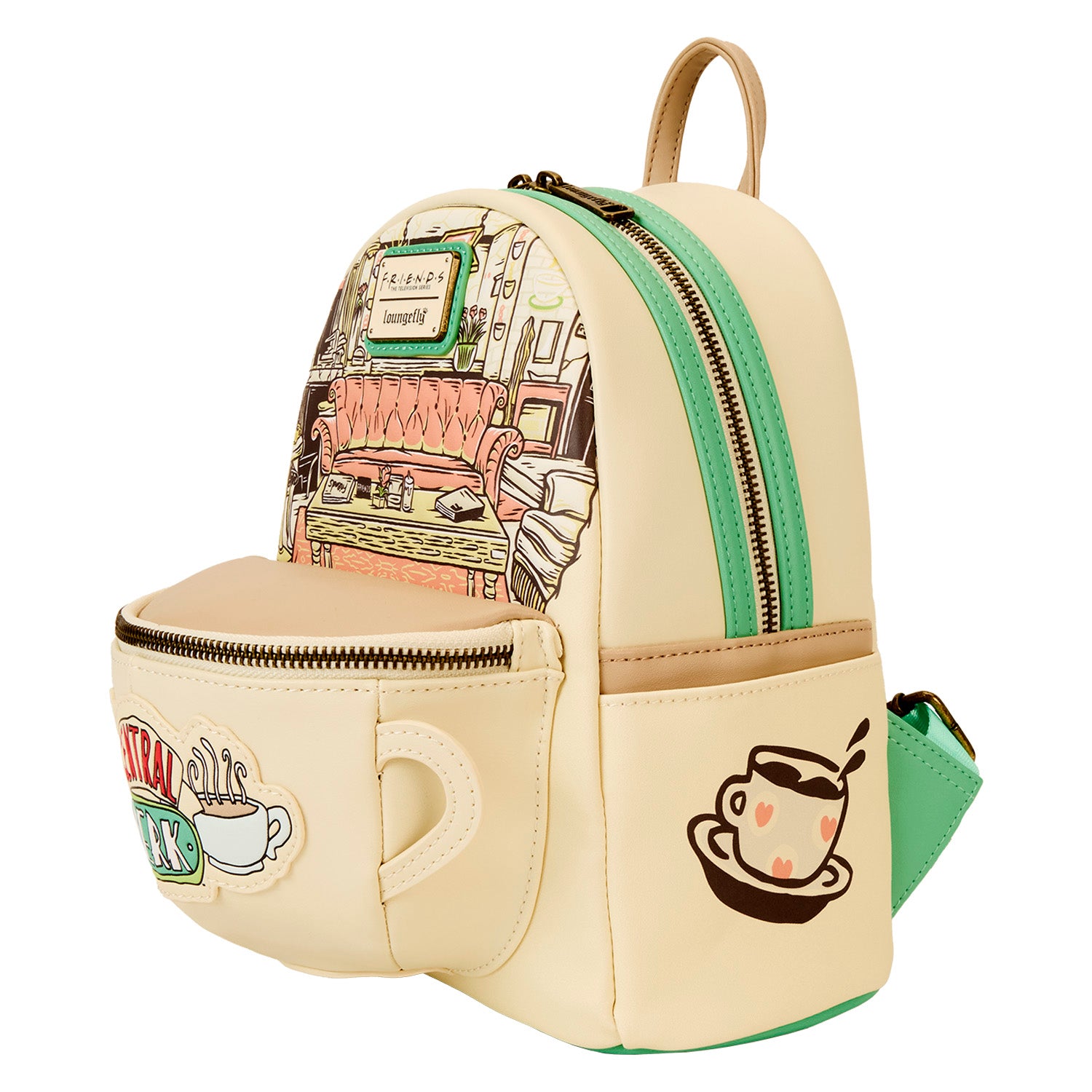 friends central perk brown mini backpack Friends Central Perk Domed Coffee Mug Scented Mini Backpack