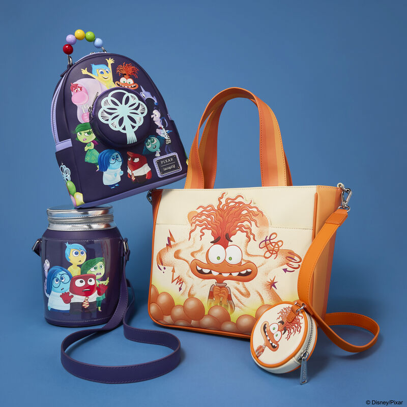 inside out loungefly mini backpack Loungefly Disney Pixar Inside Out 2 Mini Backpack – Circle Of Hope Boutique