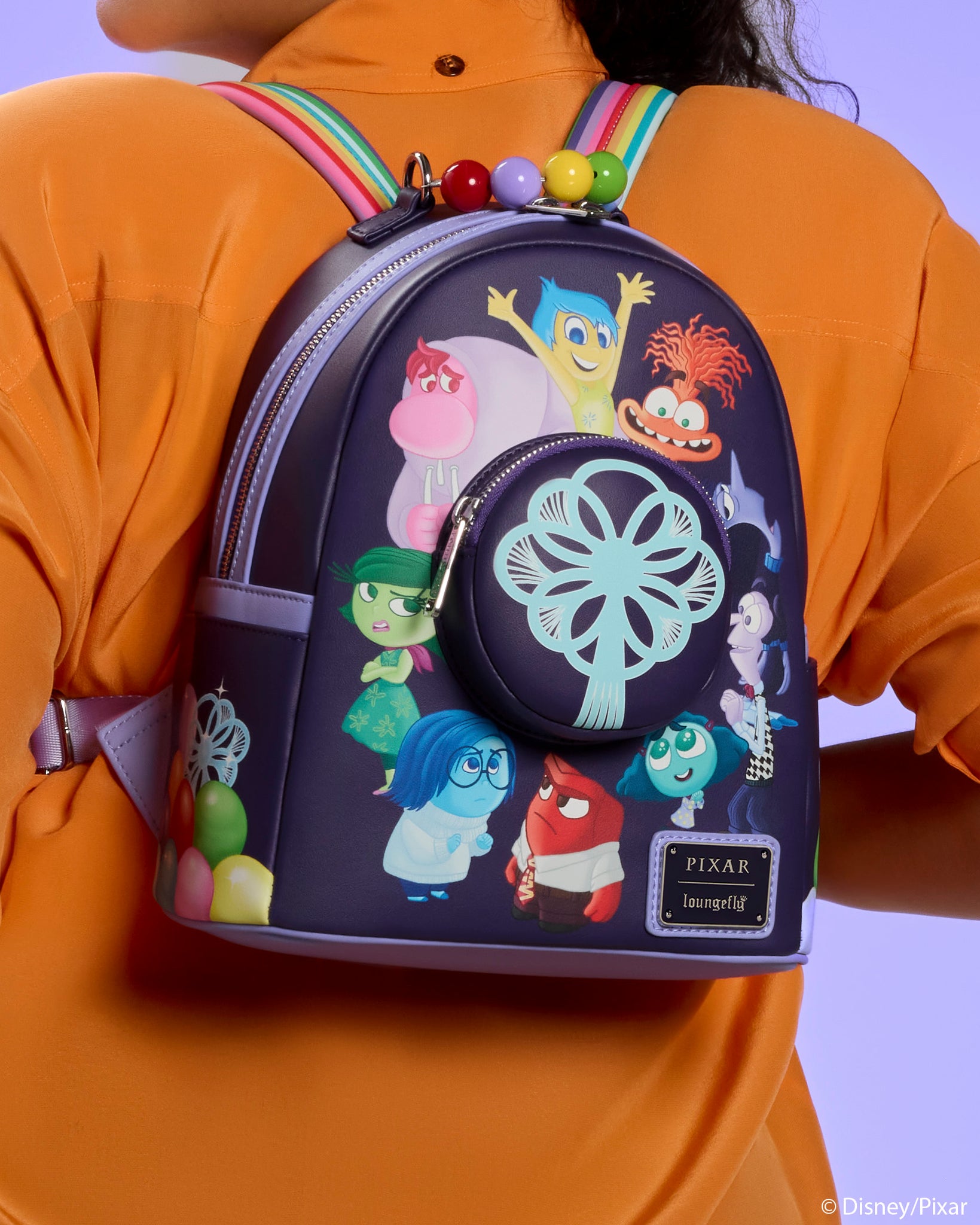 inside out loungefly mini backpack Loungefly Disney Pixar Inside Out 2 Mini Backpack – Circle Of Hope Boutique