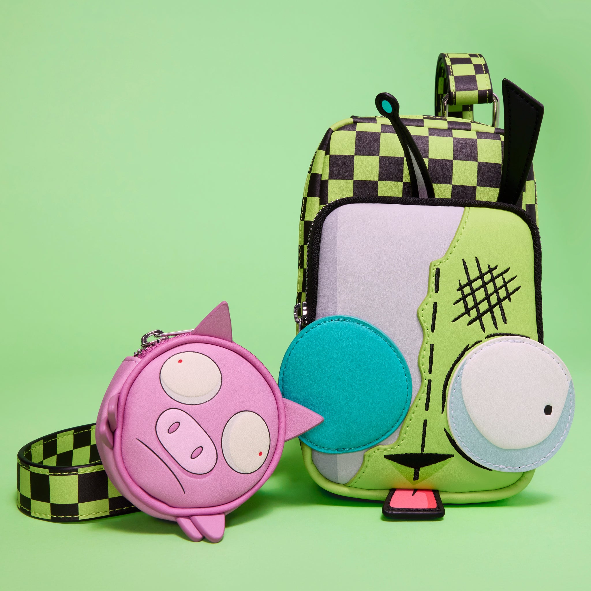 Invader Zim Gir Cellphone Crossbody Bag