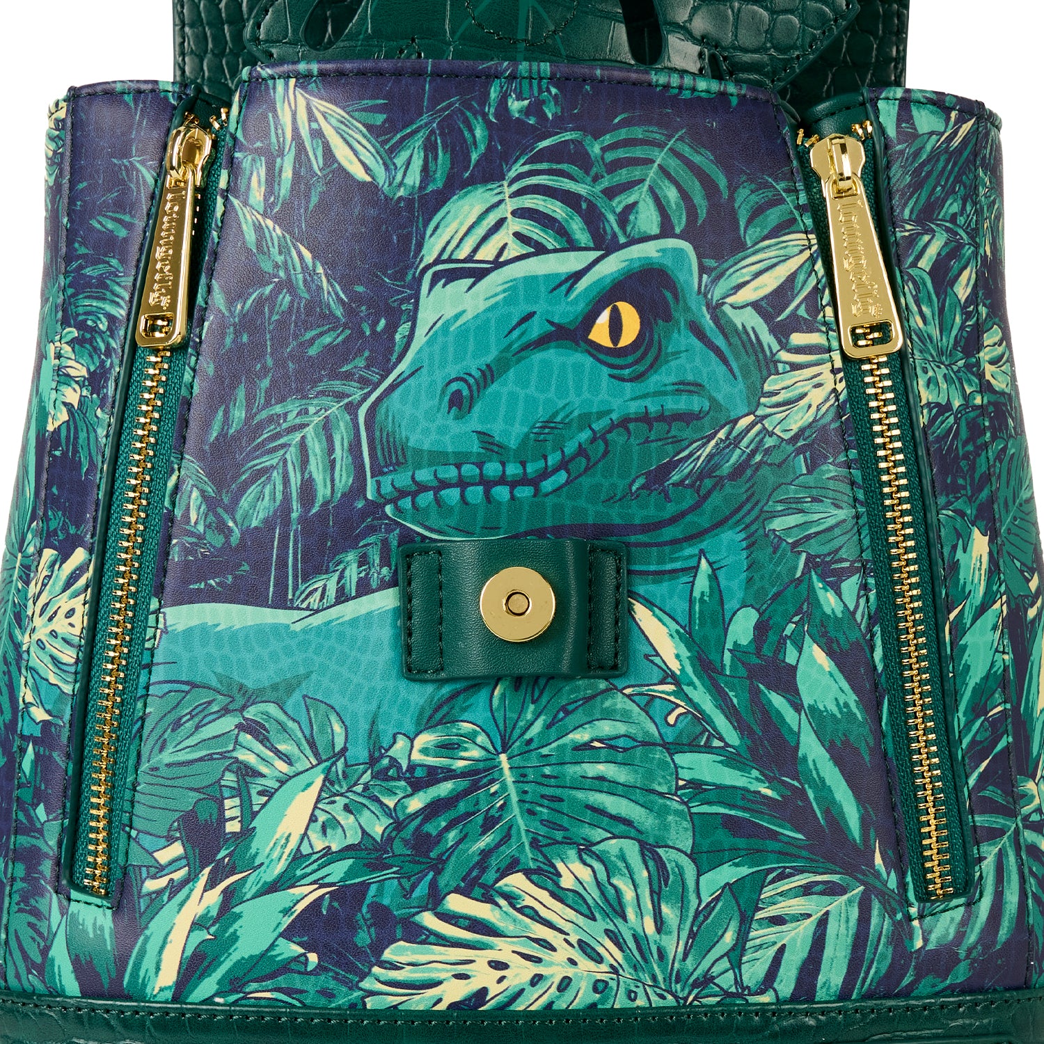 jurassic park tropical mini backpack Jurassic World Jungle Velociraptor Glow Drawstring Mini Backpack