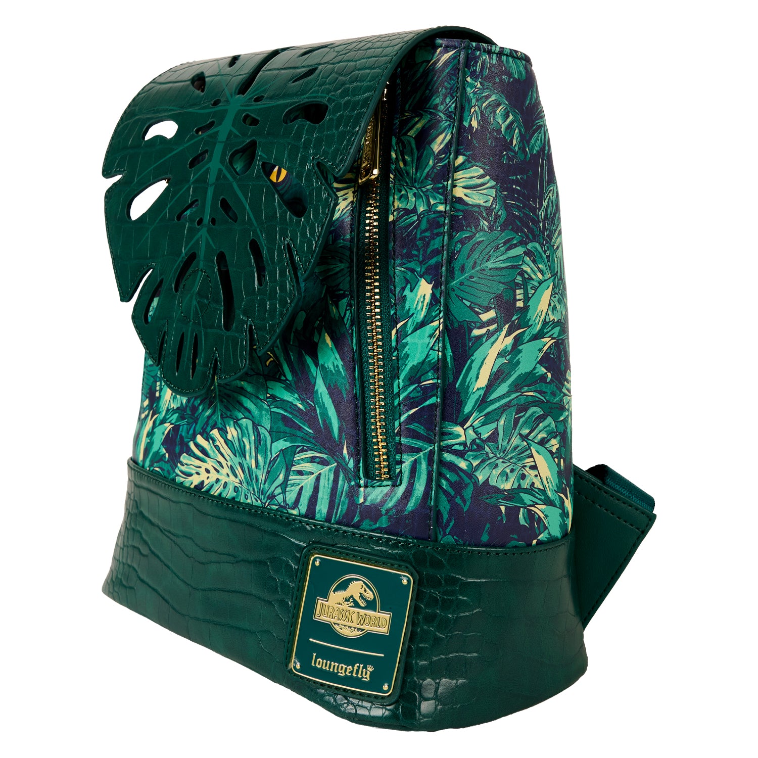 Loungefly Universal Jurassic World Jungle Velociraptor Glow Drawstring Mini Backpack