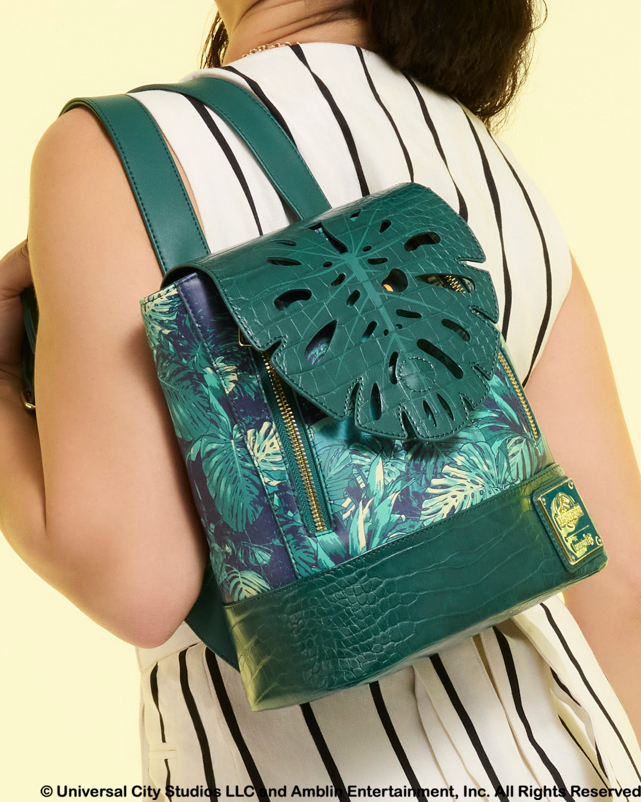 Jurassic World Jungle Velociraptor Glow Drawstring Mini Backpack