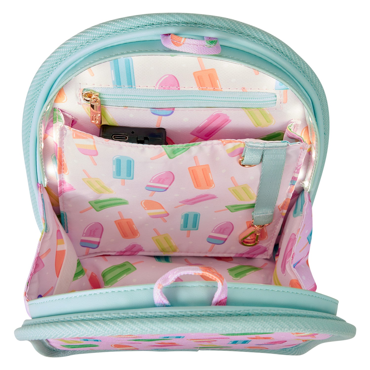Loungefly Popsicle Light-Up Mini Backpack Bag Organizer Insert