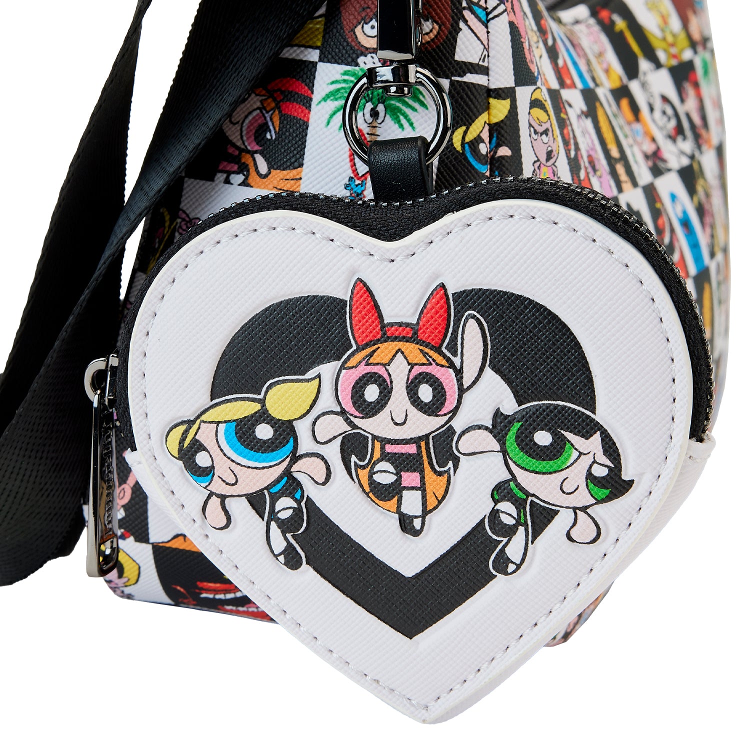 Cartoon Network Retro Collage Crossbody Bag with Coin Pouch