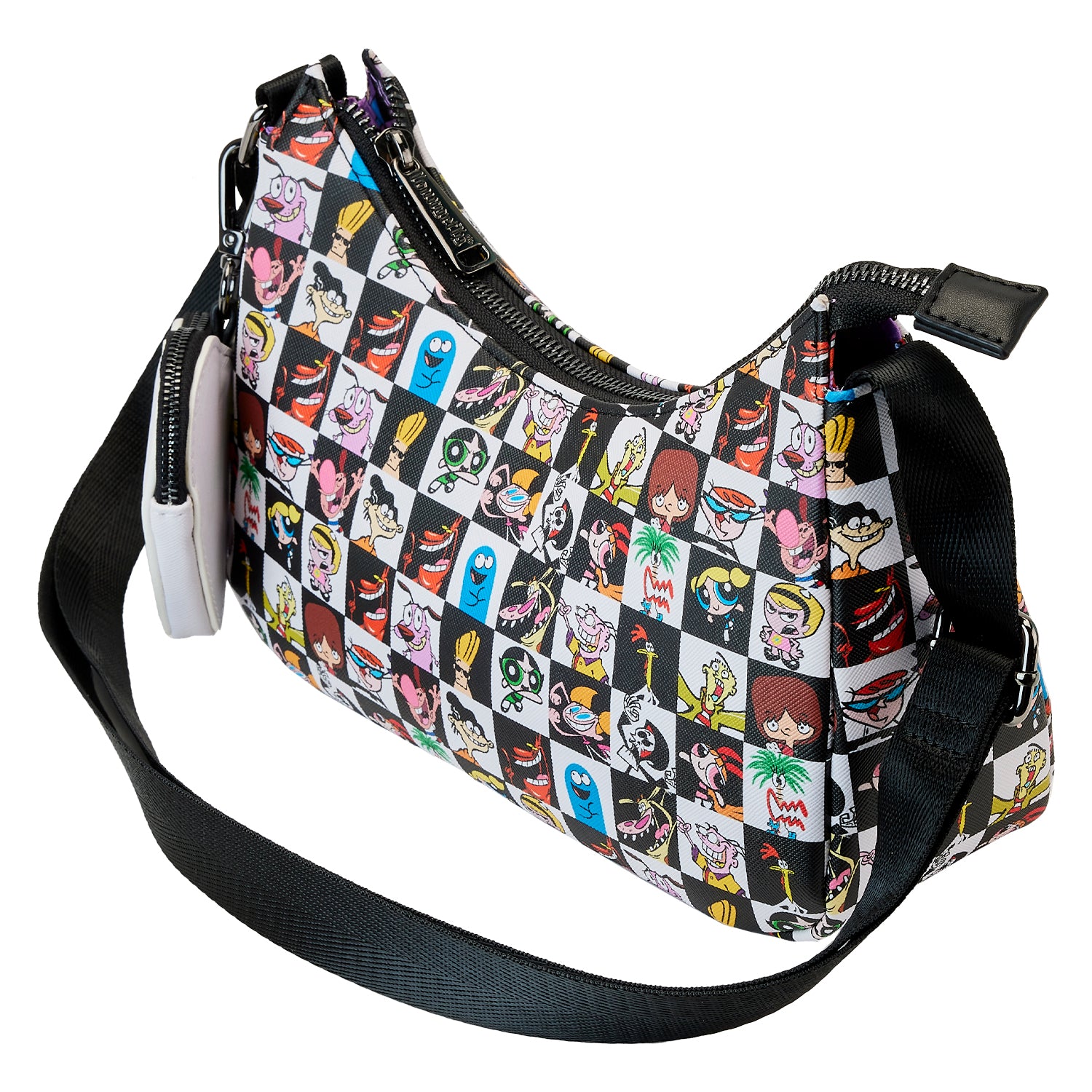 Loungefly Cartoon Network Retro Collage Crossbody Bag with Coin Pouch ...