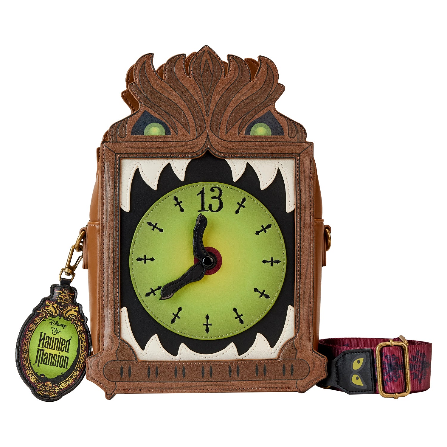Loungefly Disney Haunted Mansion Clock Crossbody Bag