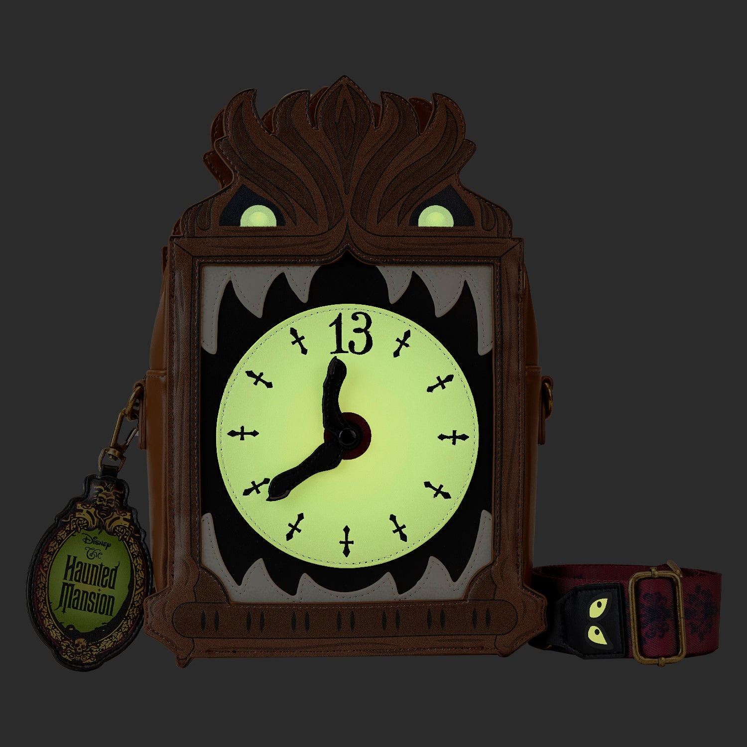 Loungefly Disney Haunted Mansion Clock Keychain