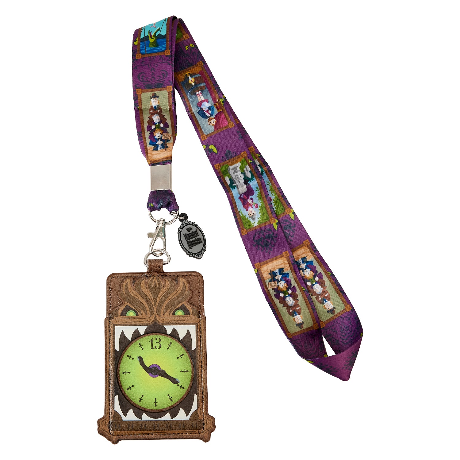 Loungefly Disney Haunted Mansion Lanyard With Cardholder
