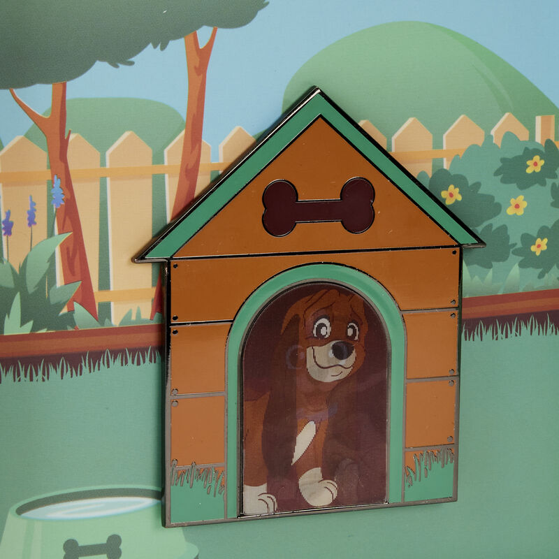 Loungefly Disney I Heart Disney Dogs Dog House 3" Collector Box Triple Lenticular Pin