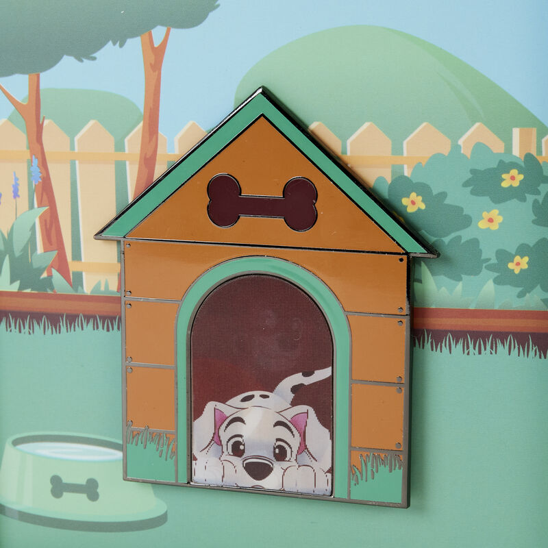 Loungefly Disney I Heart Disney Dogs Dog House 3" Collector Box Triple Lenticular Pin
