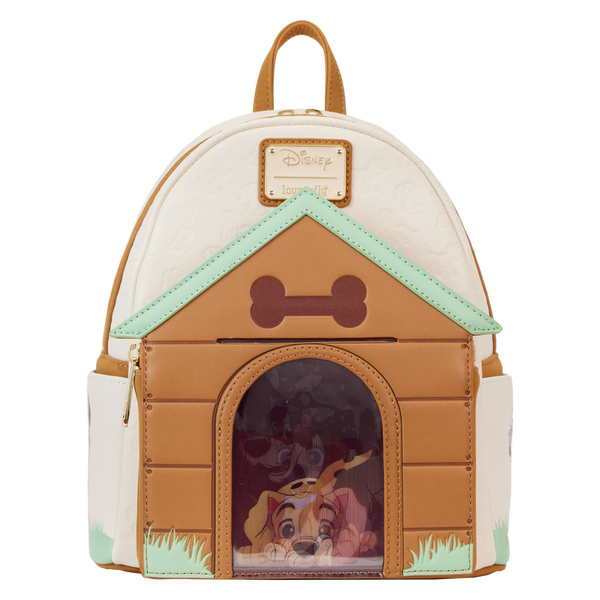 Loungefly I Heart Disney Dogs Dog House Triple Lenticular Mini Backpack