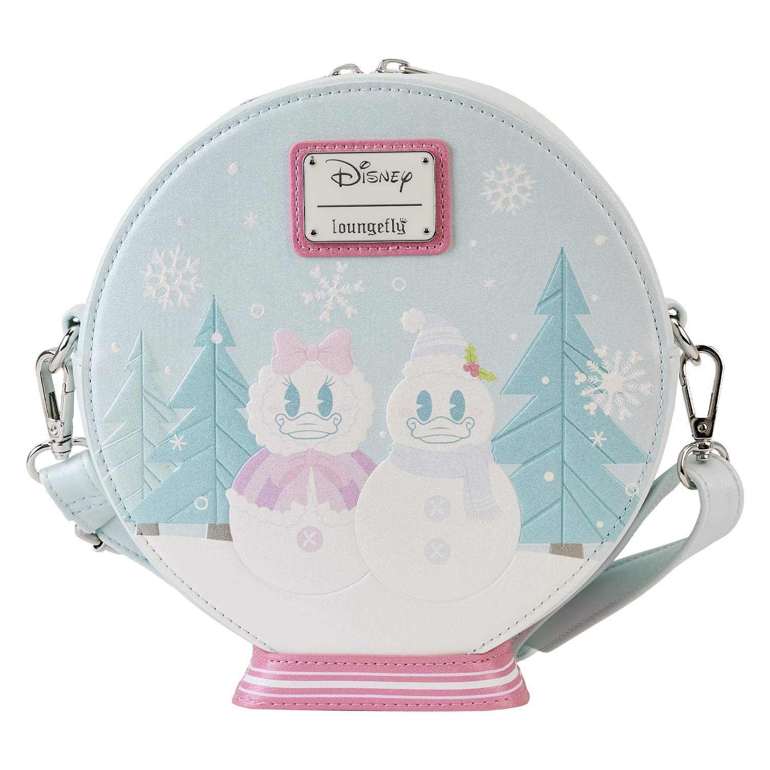 Borsa A Tracolla Mickey & Minnie Snow Globe - Disney Loungefly Borsa A Tracolla Mickey & Minnie Snow Globe - Disney Loungefly