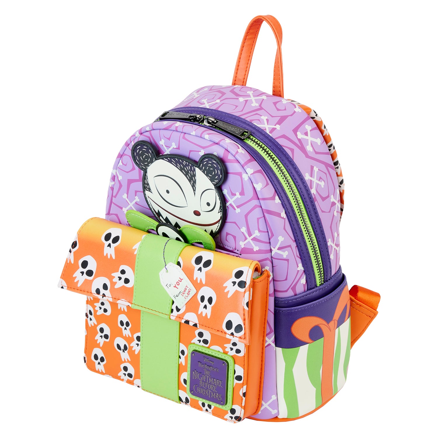 disney 100 nightmare before christmas glow-in-the-dark mini backpack The Mini-Backpa Inspired by The Nightmare Before Christmas The Nightmare Before Christmas Smiling