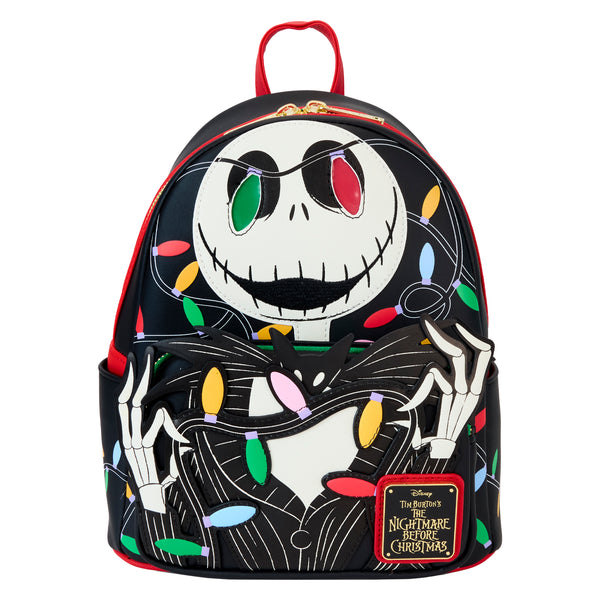 Loungefly Disney Nightmare Before Christmas Smiling Jack Light Up Glow Mini Backpack