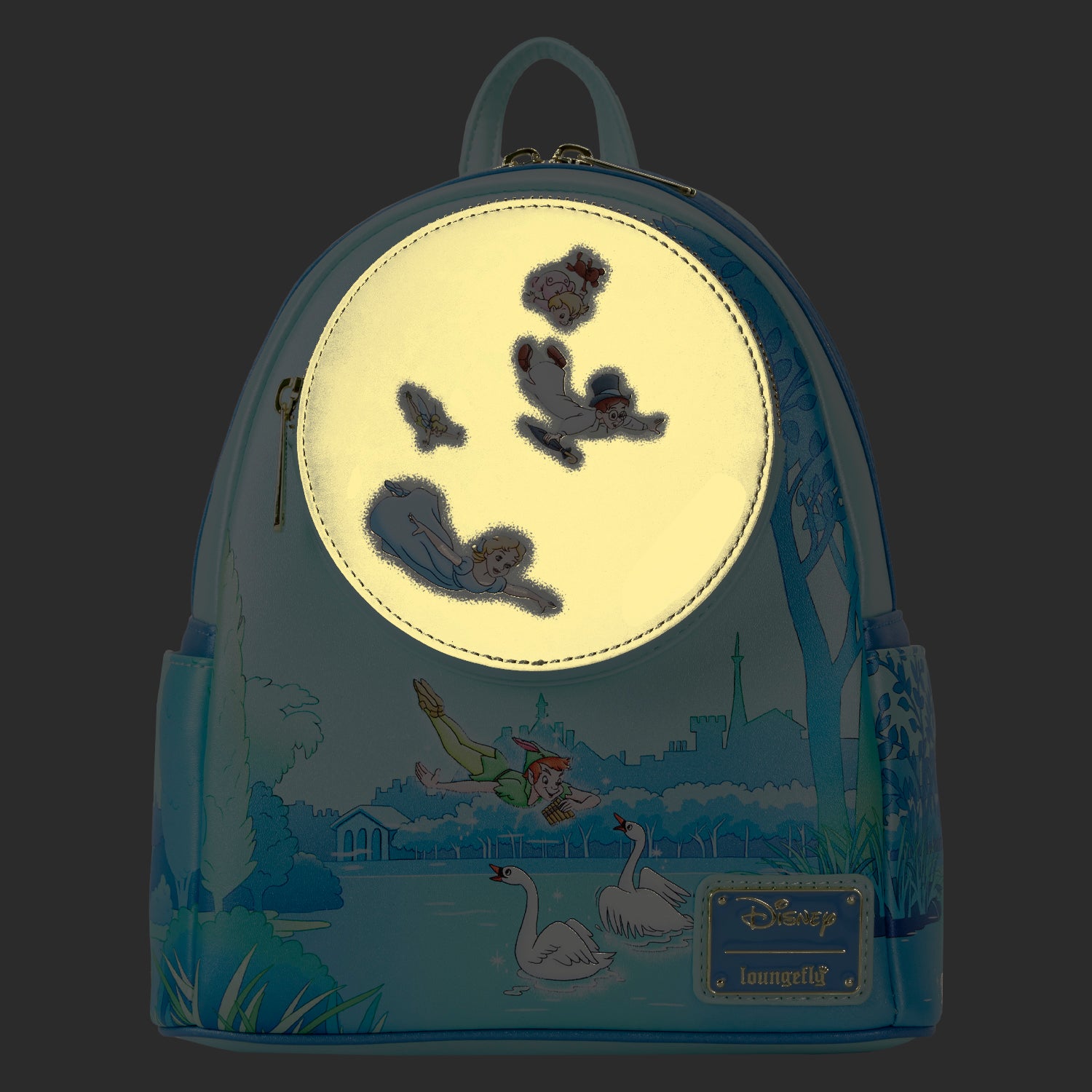 disney peter pan second star glow mini backpack Loungefly Disney Peter Pan You Can Fly Glow Mini Backpack