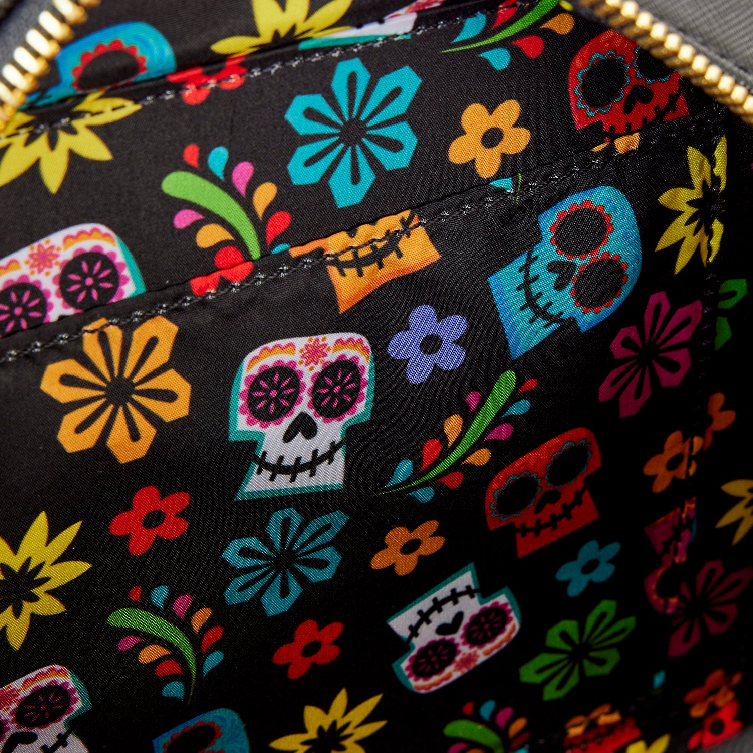Loungefly Coco: Miguel Floral Skull Crossbody Bag