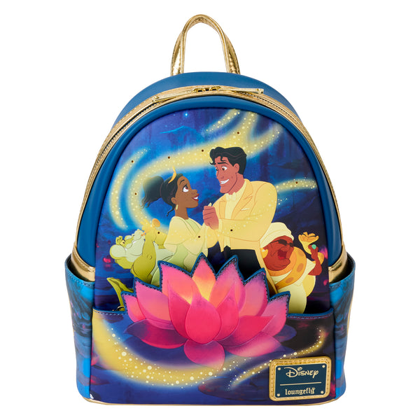 Loungefly Princess and The Frog 15th Anniversary Mini Backpack Blue