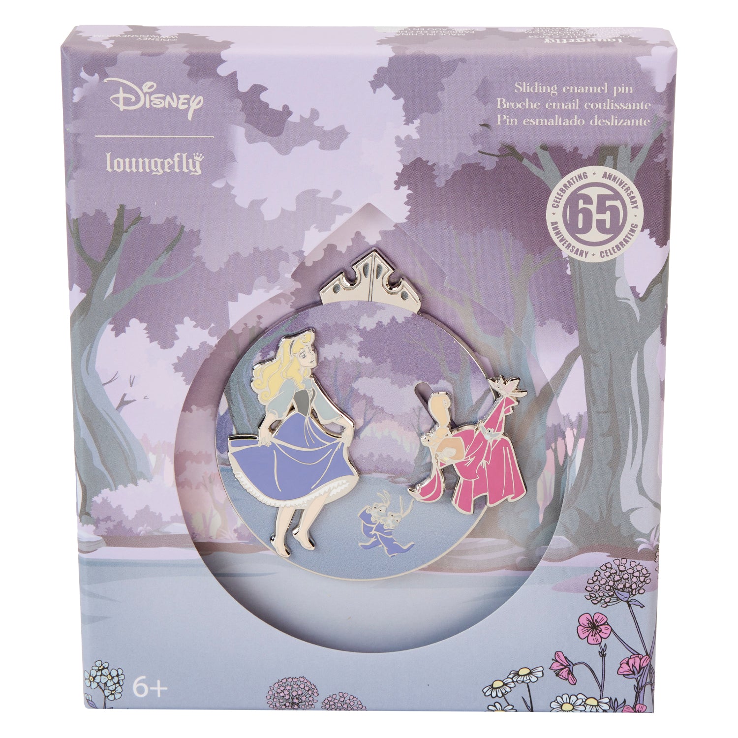 Loungefly Disney Sleeping Beauty 65th Anniversary 3" Collector Box Pin