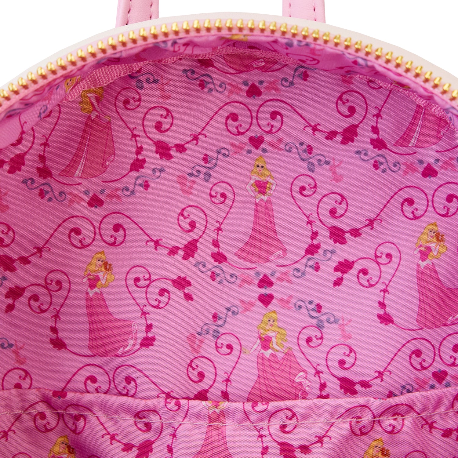 Sleeping Beauty Aurora Floral Roses Disney Princess Loungefly Mini Backpack  Bag
