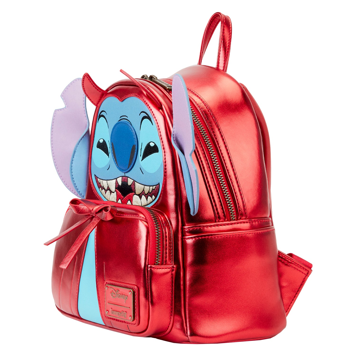 disney stitch leather backpack Disney Stitch Devil Cosplay Mini Backpack