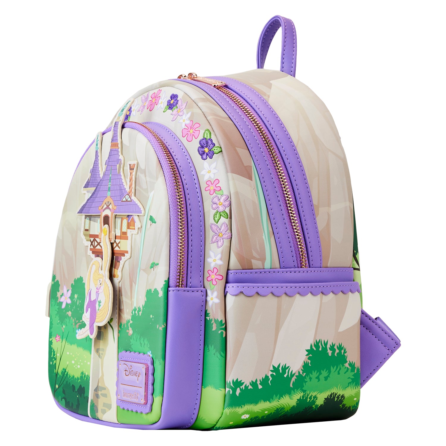 Loungefly Disney Tangled Rapunzel Swinging From Tower Mini Backpack ...