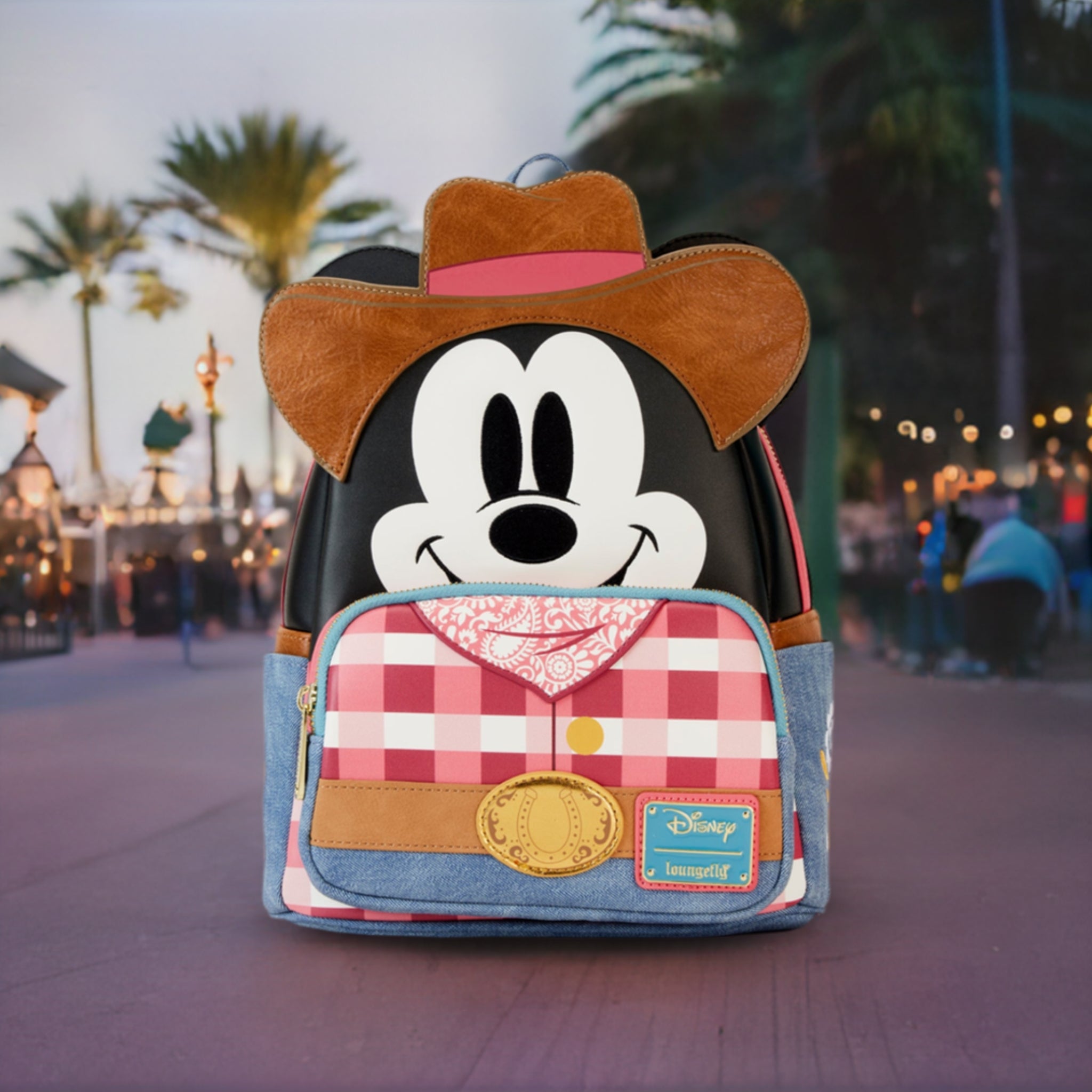 Loungefly Disney Western Mickey Mouse Cosplay Mini Backpack
