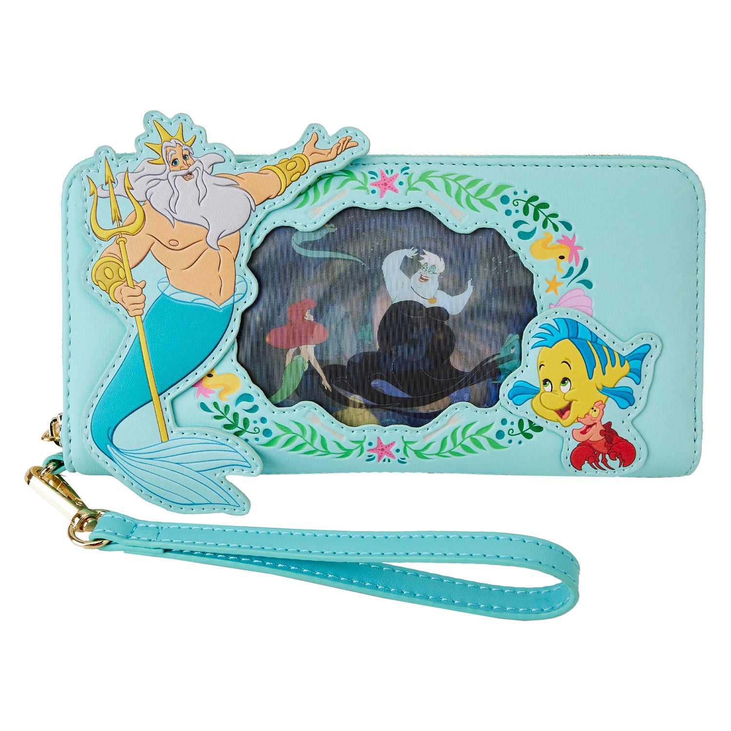 Loungefly Disney The Little Mermaid Princess Lenticular Ziparound Wallet (Pre-order)