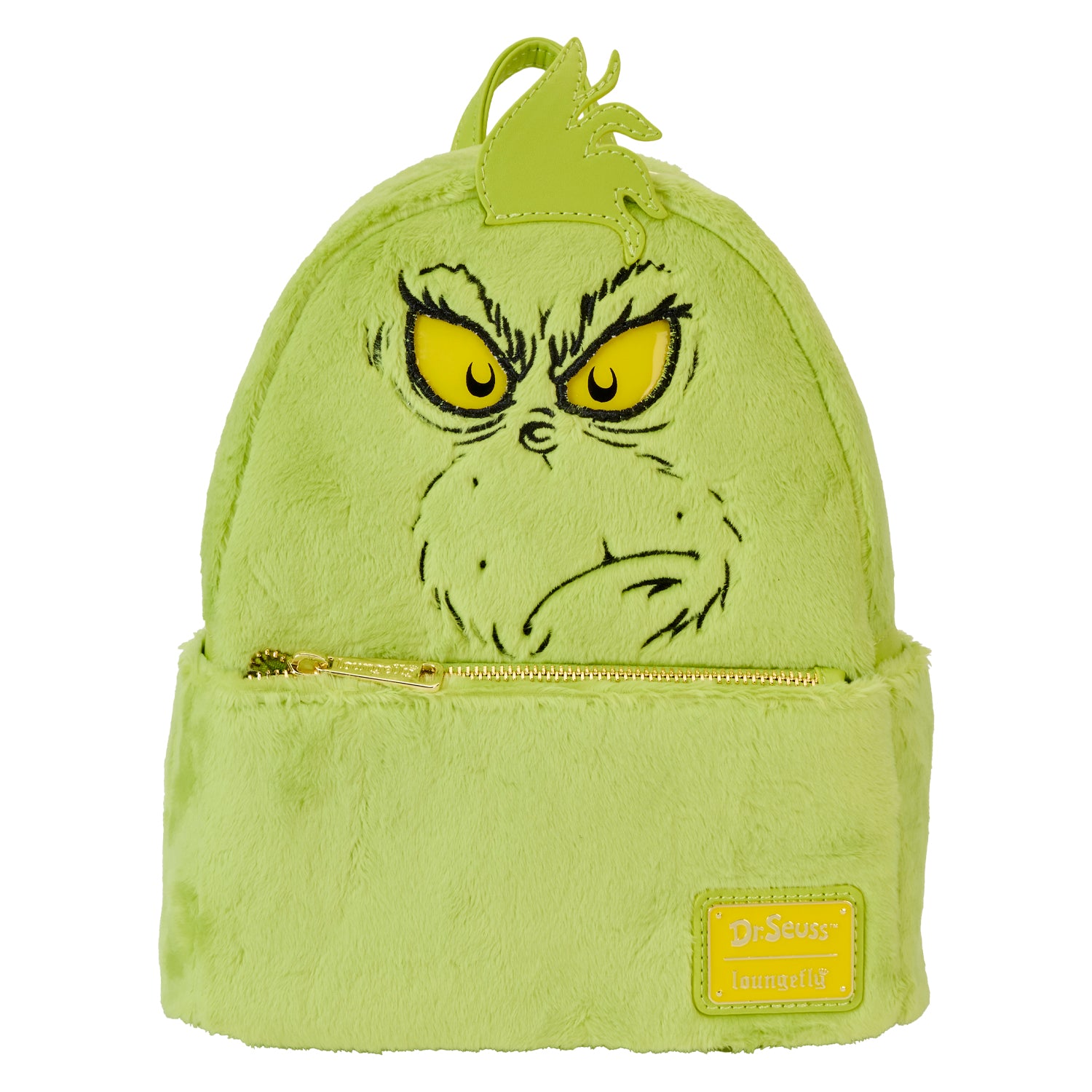 dr seuss mini backpack Dr. Plush Grinch Light-Up Cosplay Mini-Backpack Faux Leather Bag With adjustable shoulder straps Size:11'0 1-1/2 - 4-1/2oz Heavy Nike USATF Utility Power