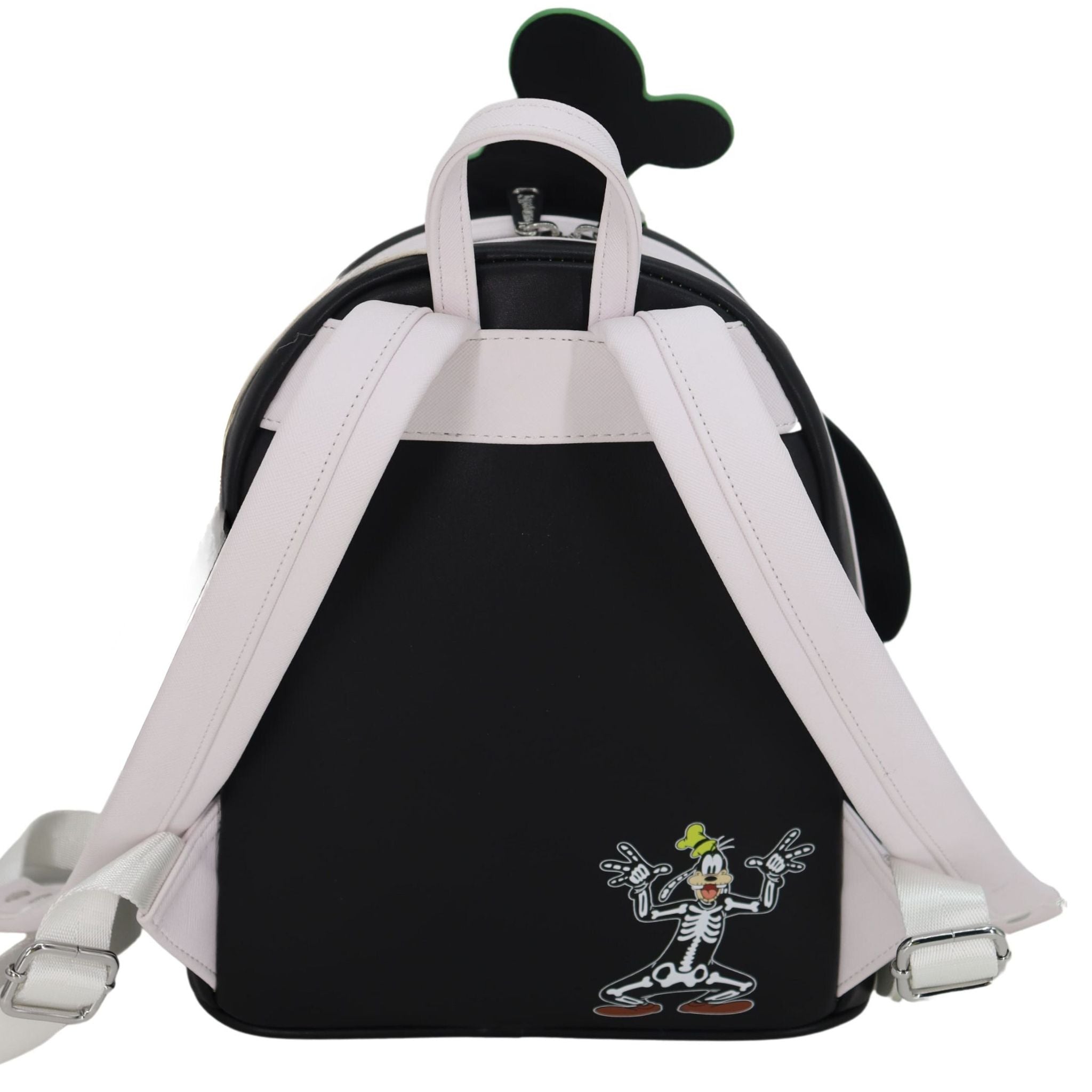 enlarge loungefly disney mickey mouse ghost glow-in-the-dark mini backpack Loungefly- Goofy Skeleton Glow-In-The-Dark Cosplay Double Strap Shoulder Bag