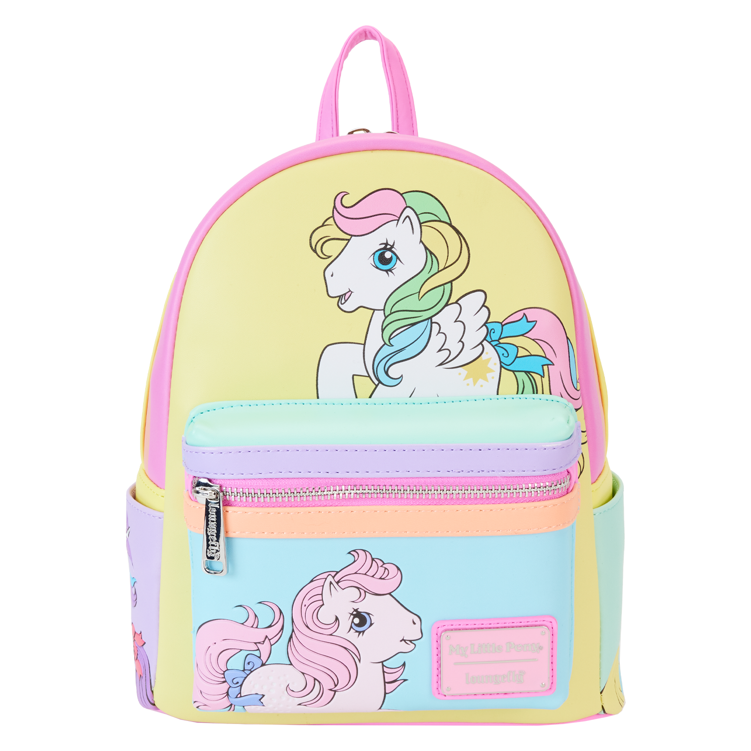 Loungefly Hasbro My Little Pony Color Block Mini Backpack – Circle