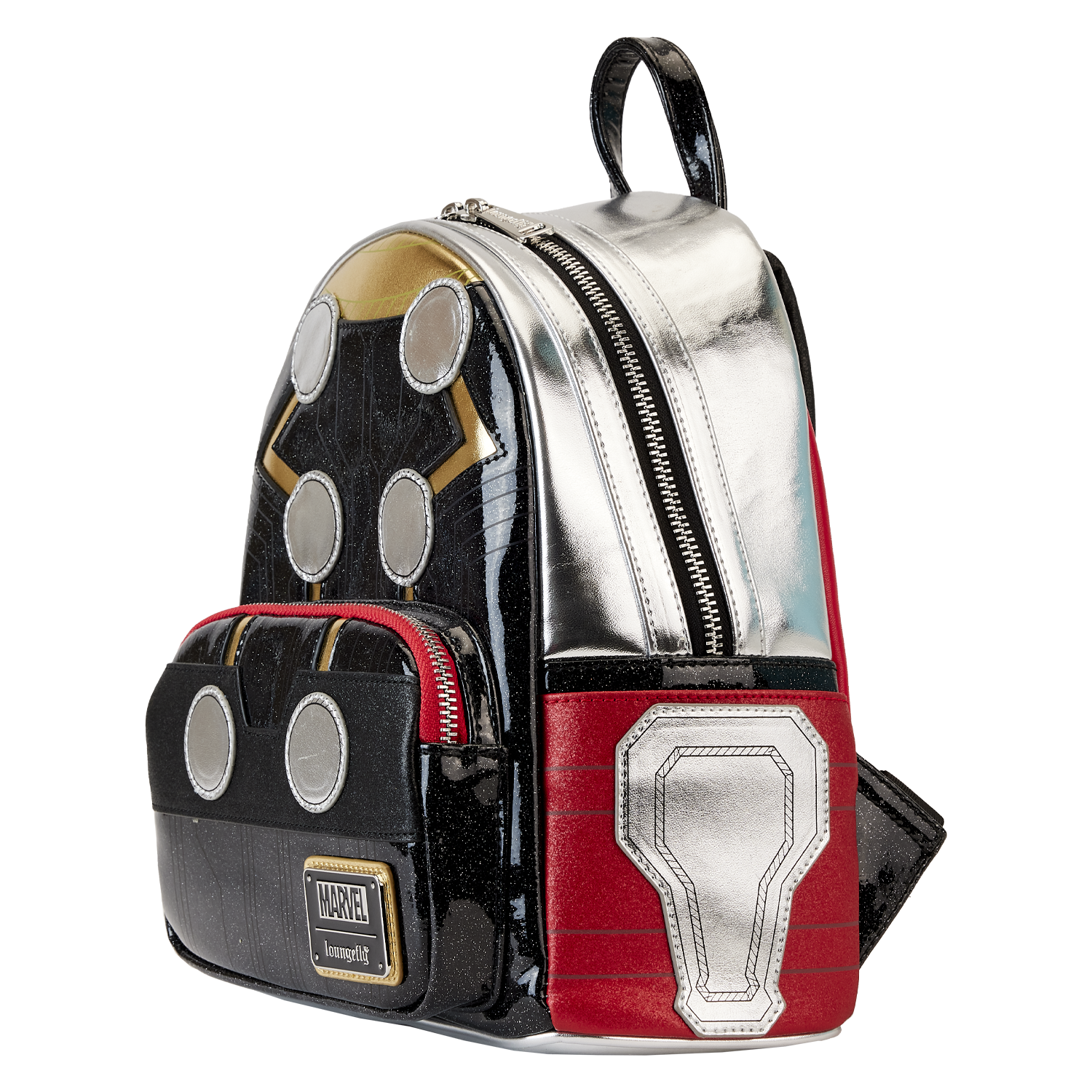 Mulan 25th Anniversary Glitter Mushu Cosplay Mini-Backpack