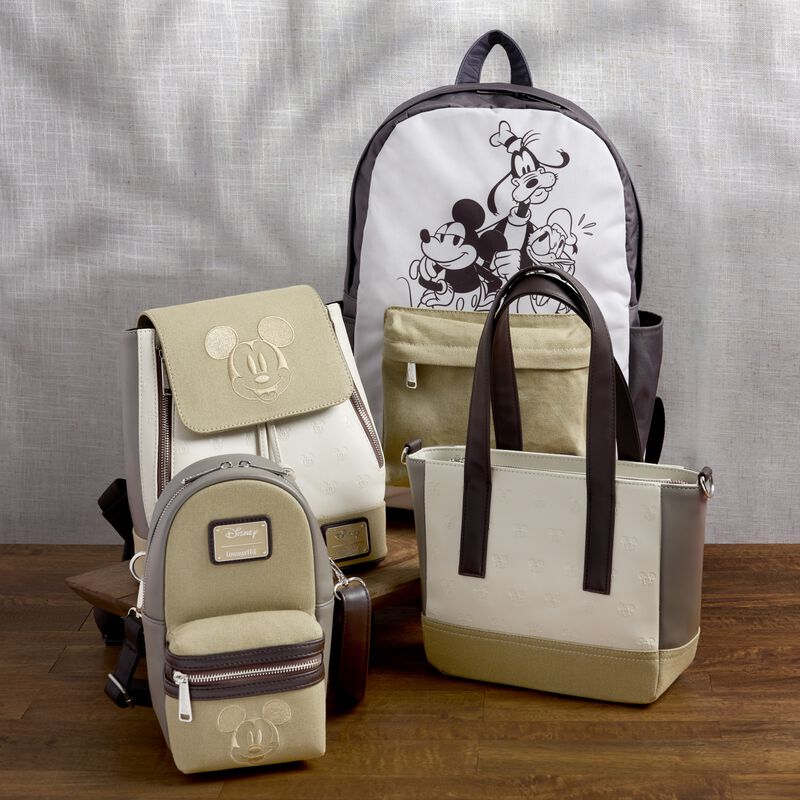 drawstring mini canvas backpack 12 ct Small / Cinch Packs 8 W x 8 H Handle Style Disney Mickey & Friends Canvas