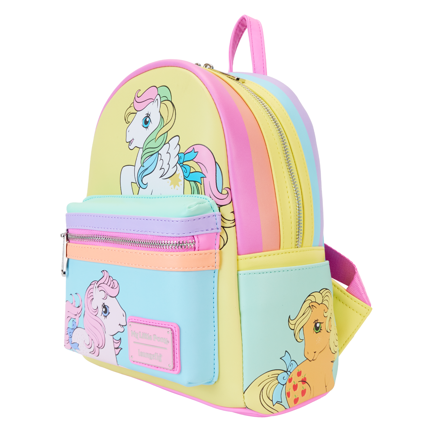 big pony seersucker mini backpack Loungefly Hasbro My Little Pony Color Block Mini Backpack