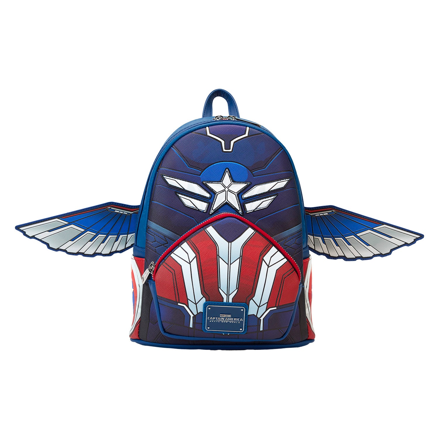 captain america endgame hero mini-backpack Captain America Brave New World Cosplay Mini Backpack by Loungefly