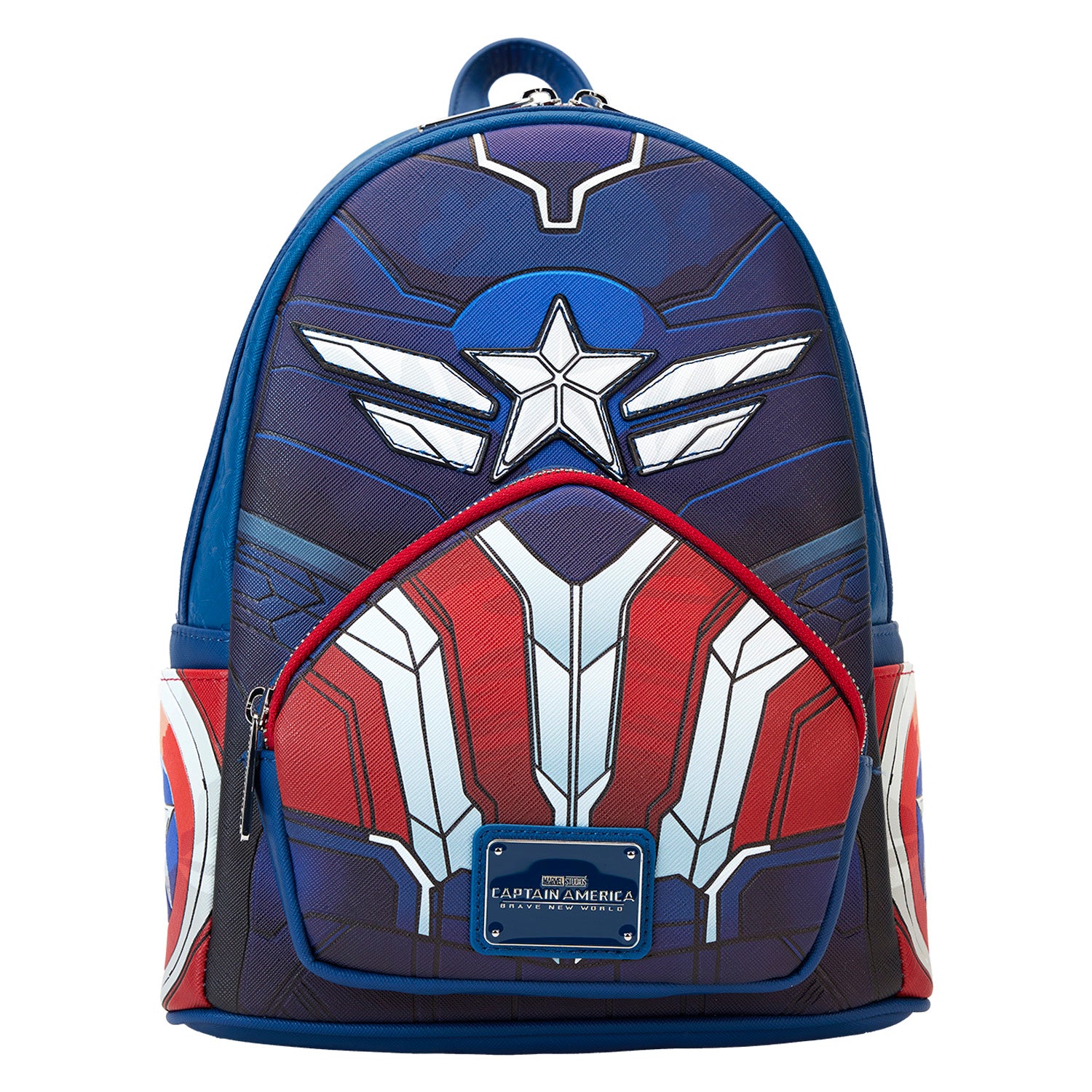 captain america leather backpack Grotto Treasures Exclusive 9W x 10.5H x 4.5D This backpack is an officially licensed Marvel product. Captain America Endgame Hero Mini